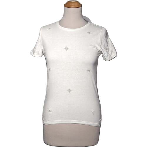 Vêtements Femme T-shirts & Polos Naf Naf 34 - T0 - XS Blanc