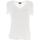 Vêtements Femme T-shirts manches courtes Superdry Studios slub emb vee tee optic Blanc