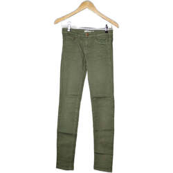 Vêtements Femme Jeans Zara jean droit femme  34 - T0 - XS Vert Vert