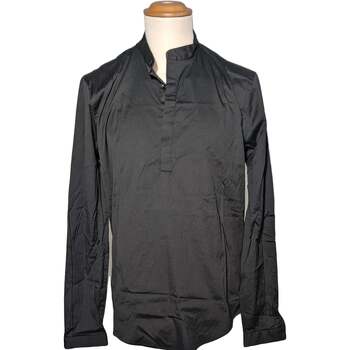 Vêtements Homme Chemises manches longues Zara chemise  40 - T3 - L Noir Noir