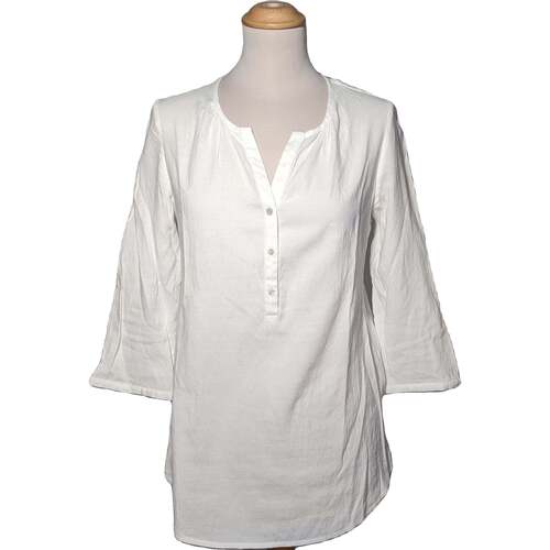 Vêtements Femme this light blue pyjama shirt from Burton top manches longues  36 - T1 - S Blanc Blanc