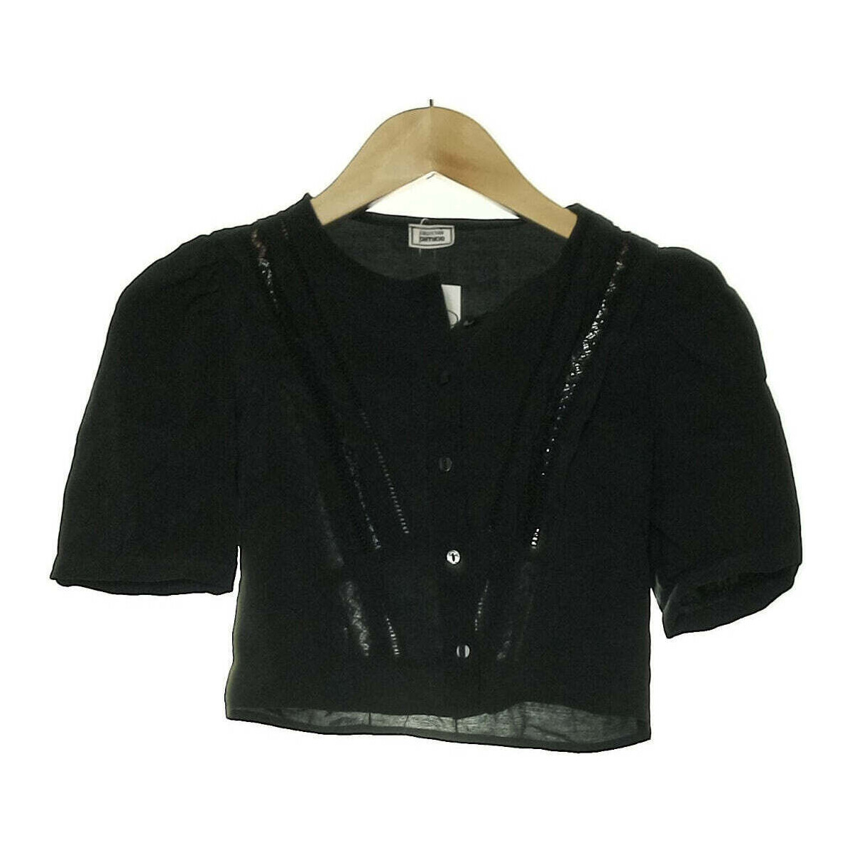 Vêtements Femme T-shirts & Polos Pimkie top manches courtes  34 - T0 - XS Noir Noir