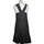 Vêtements Femme Robes Chattawak robe mi-longue  38 - T2 - M Noir Noir
