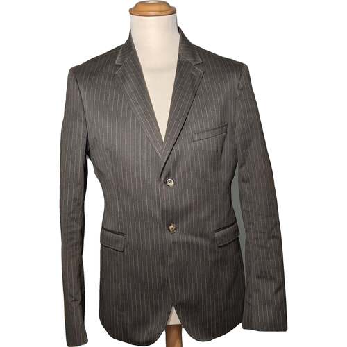 Vêtements Homme Zegna long-sleeve henley shirt Best Devred veste de costume  40 - T3 - L Marron Marron