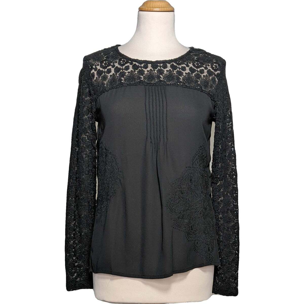 Vêtements Femme T-shirts HeatReady & Polos Desigual 34 - T0 - XS Noir