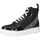Chaussures Femme Baskets montantes Black 80mm Heeled Toe Bootsn Sneaker Noir