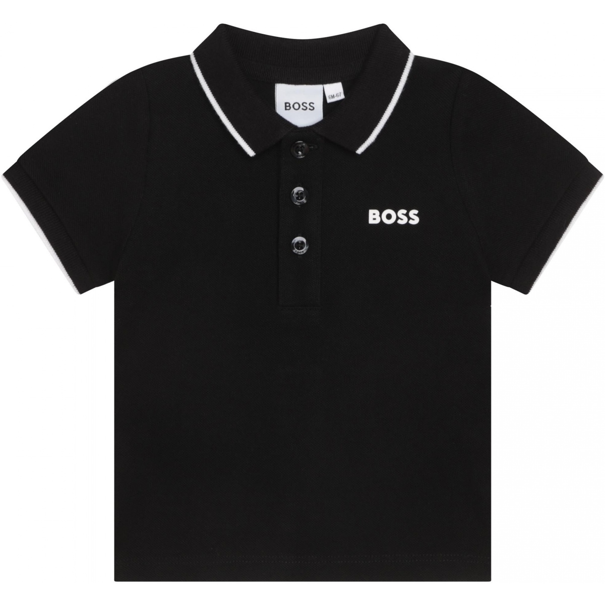 Vêtements Garçon office-accessories men polo-shirts Socks Polo Bébé manches courtes Noir