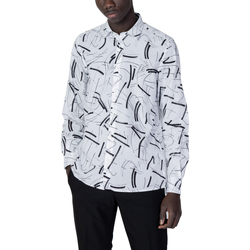 Vêtements Homme Chemises manches longues Antony Morato MMSL00614-FA430546 Blanc