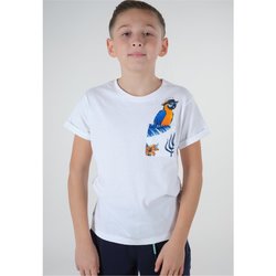 Vêtements Garçon T-shirts & Polos Deeluxe T-Shirt PARROT Blanc