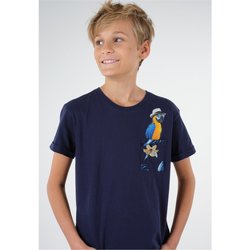 Vêtements Garçon T-shirts & Polos Deeluxe T-Shirt PARROT Bleu