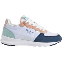 Chaussures Fille Baskets basses Pepe Colour JEANS  Blanc