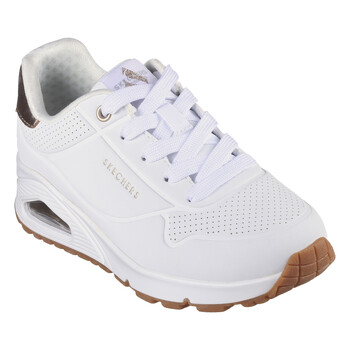 Chaussures Fille Baskets basses Skechers STREET : UNO GEN1 Blanc