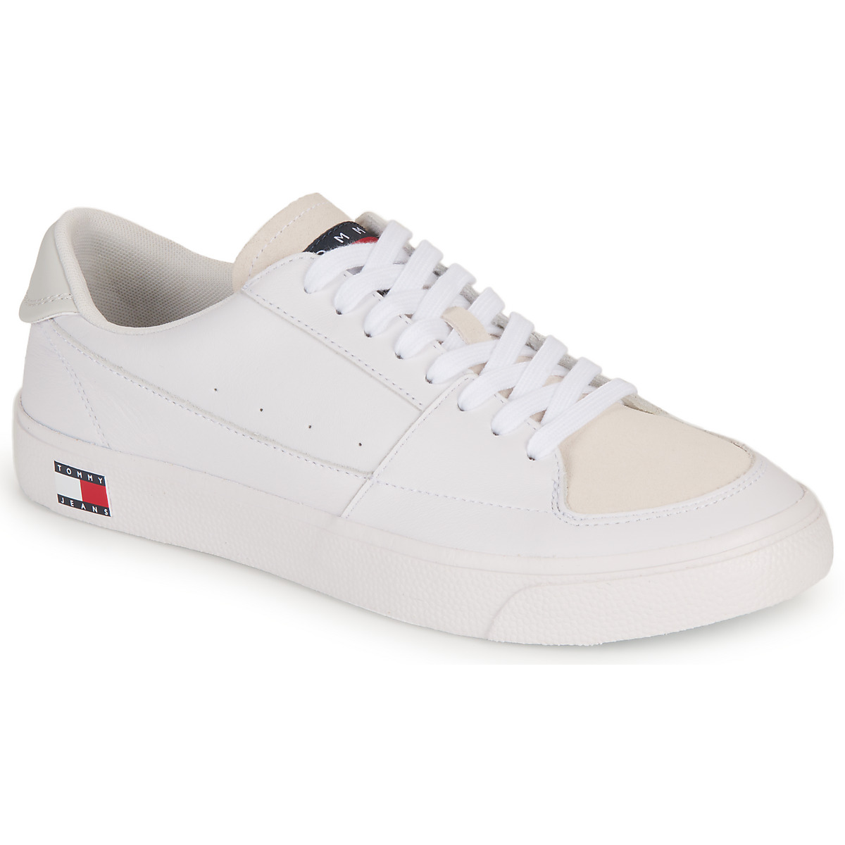 Chaussures Homme Baskets basses chunky Tommy Jeans chunky TOMMY JEANS  VULCANIZED ESS Blanc