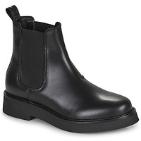 Chaussures Femme Boots Damen Tommy Jeans TJW CHELSEA FLAT BOOT Noir