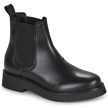 Chaussures Femme Boots Tommy Jeans TJW CHELSEA FLAT BOOT Noir