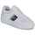 Chaussures Femme Baskets basses Tommy Hilfiger CORP WEBBING COURT SNEAKER Blanc / Marine / Rouge