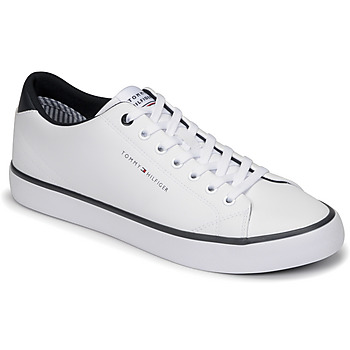 Chaussures Homme Baskets basses Tommy Hilfiger TH HI VULC CORE LOW LEATHER Blanc