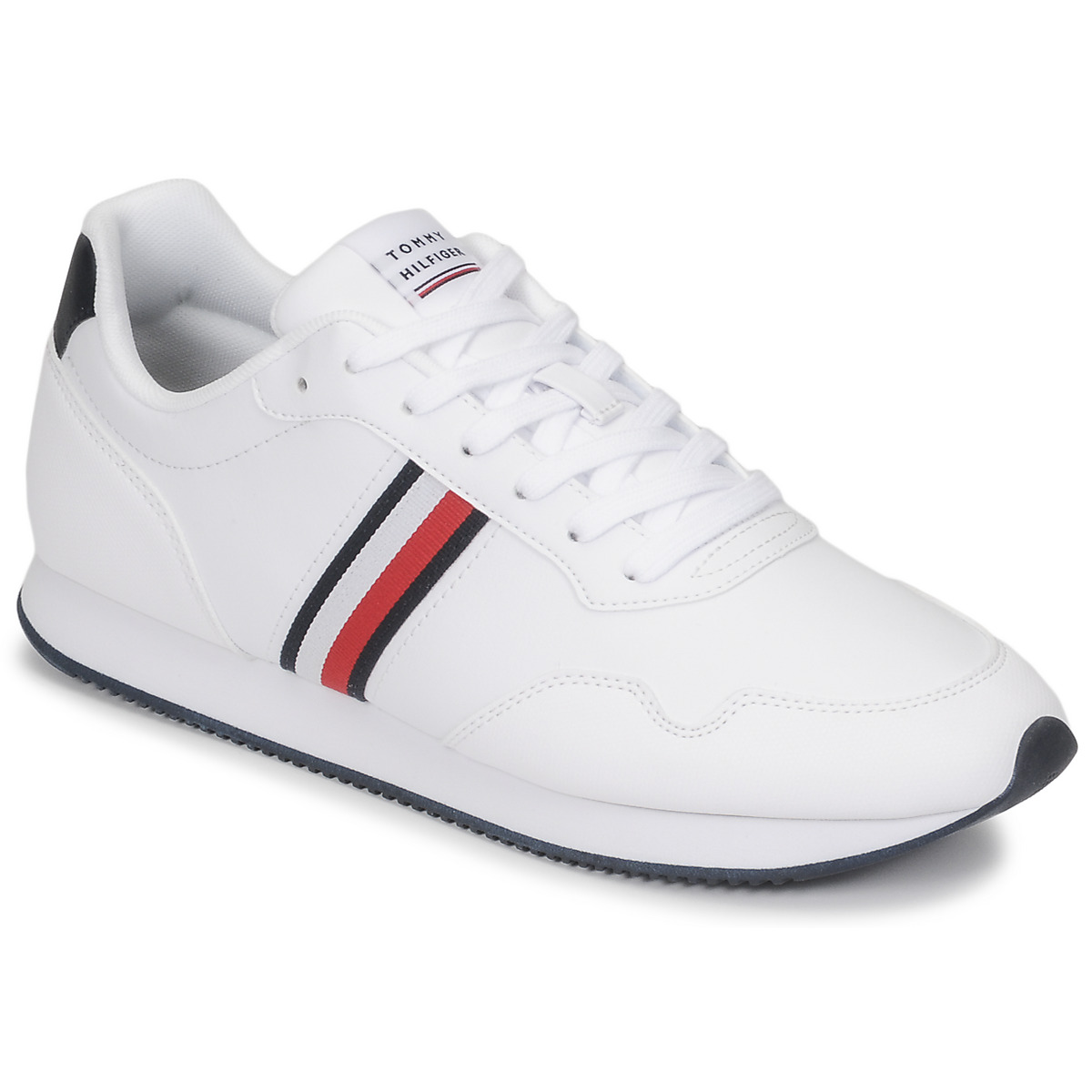 Chaussures Homme Baskets basses Tommy Hilfiger CORE LO RUNNER PU LTH Tommy Jeans Corp Logo Ανδρική Πλεκτή Μπλούζα