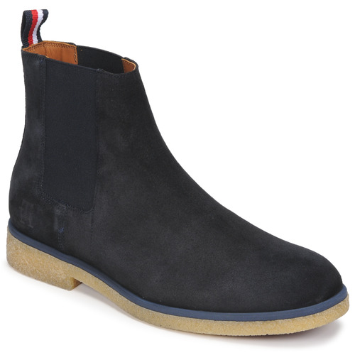 Chaussures Homme Boots Socks Tommy Hilfiger HILFIGER CREPE SUEDE CHELSEA Marine