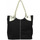 Sacs Femme Voir les C.G.V ! Grand sac cabas toile motif Miami 6795 - Noir Multicolore