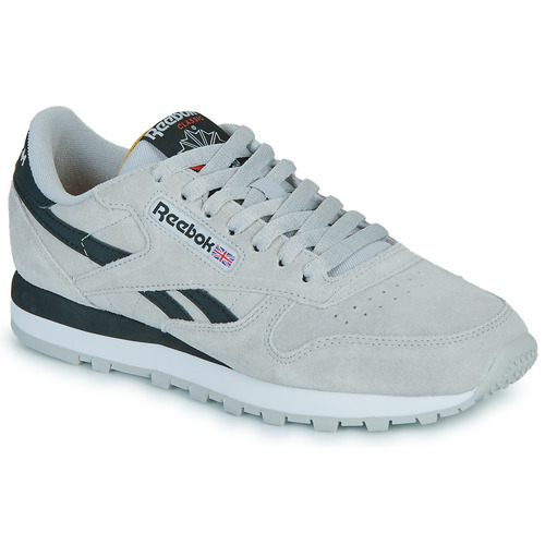 Chaussures Baskets basses negras Reebok Classic CLASSIC LEATHER Gris / Marine