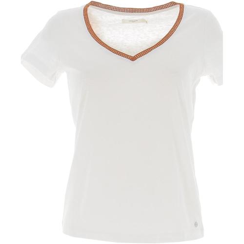 Vêtements Femme T-shirts manches courtes Deeluxe Mendy ts Blanc