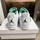 Chaussures Homme Basketball Air bred Jordan Air bred Jordan 4 Retro Green Metallic Men Blanc