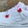 Chaussures Homme Michael Jordan's Game-Worn Jordans Gifted To Going Up For Auction Air Jordan 4 blanc rouge Rouge