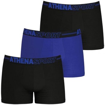 Sous-vêtements Homme Boxers Athena 3 Boxers Homme ECO PACK SPORT Noir