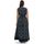 Vêtements Femme Robes Fantazia Robe longue print ethnic chic noir gris Anissa Noir