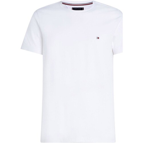 Vêtements Homme T-shirts manches courtes Tommy Hilfiger MW0MW27539 Blanc