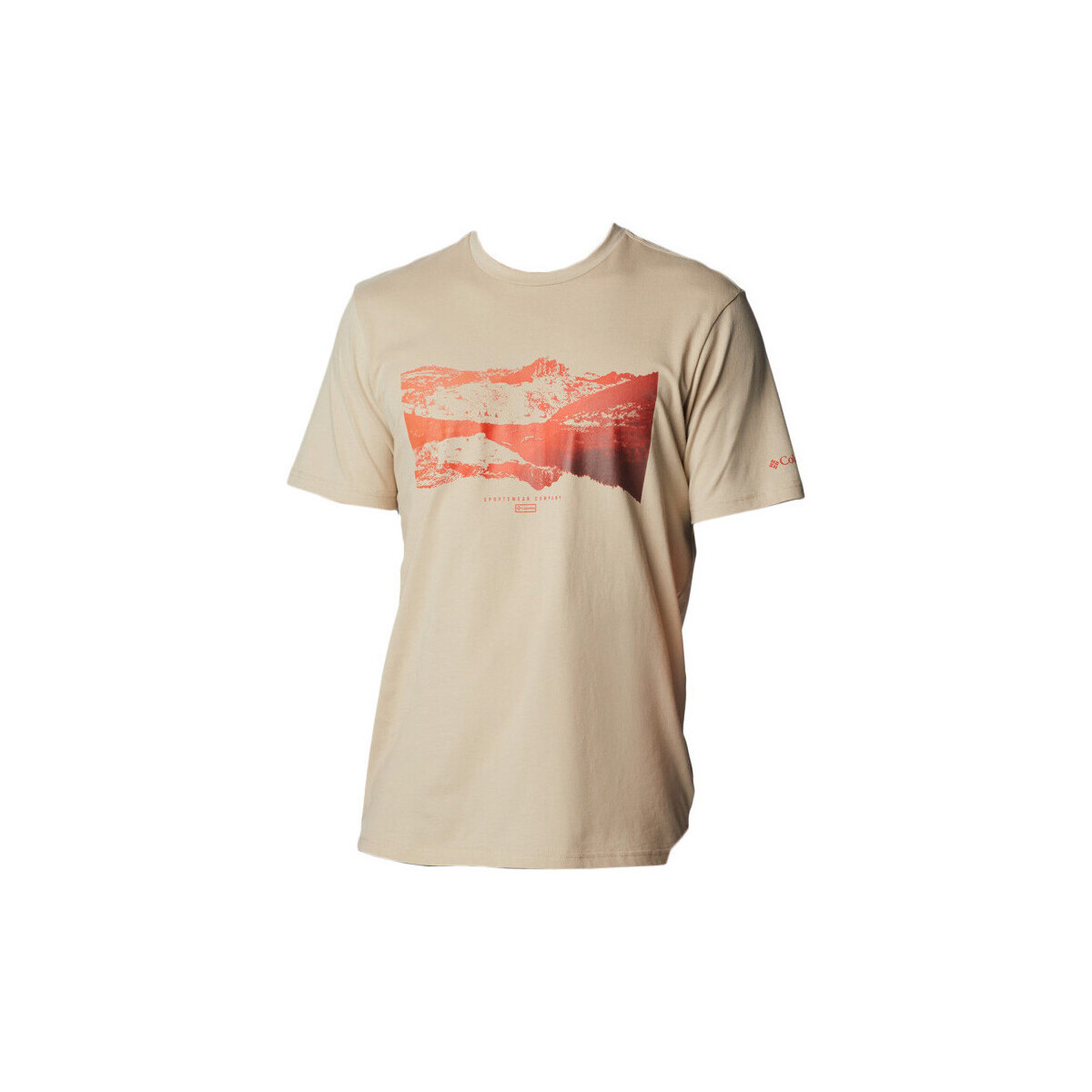 Vêtements Homme T-shirts & Polos Columbia GRAPHIC PATH LAKE II Beige