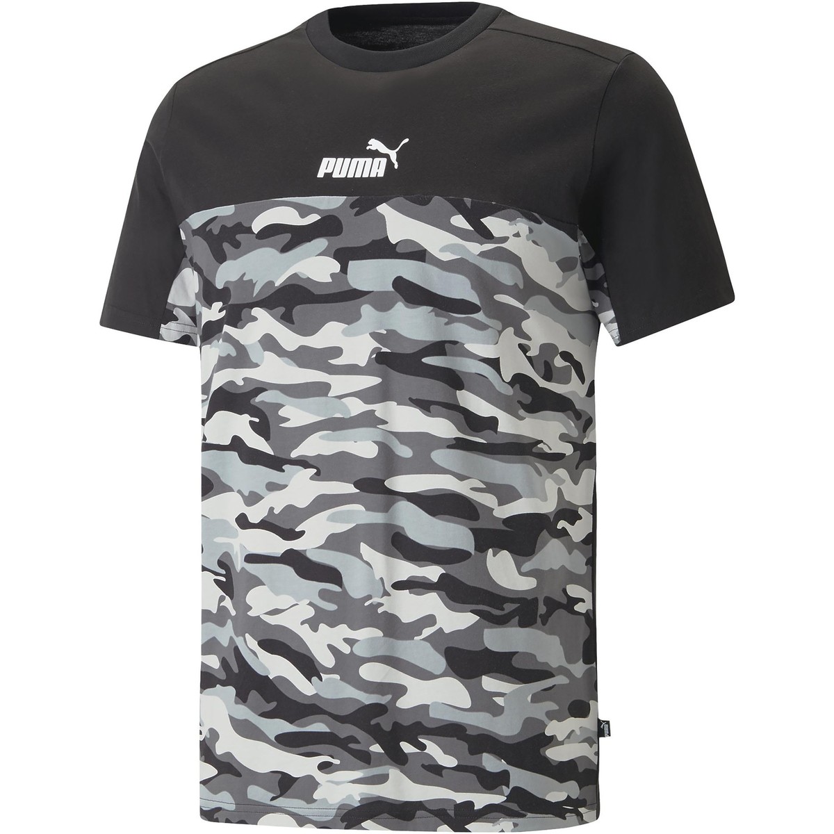 Vêtements Homme T-shirts manches courtes Puma Ess Block Camo Noir