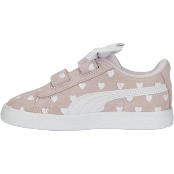Chaussures Fille Baskets summer Puma Future Basket Cuir  Suede Classic Lf Re-Bow VInf Rose