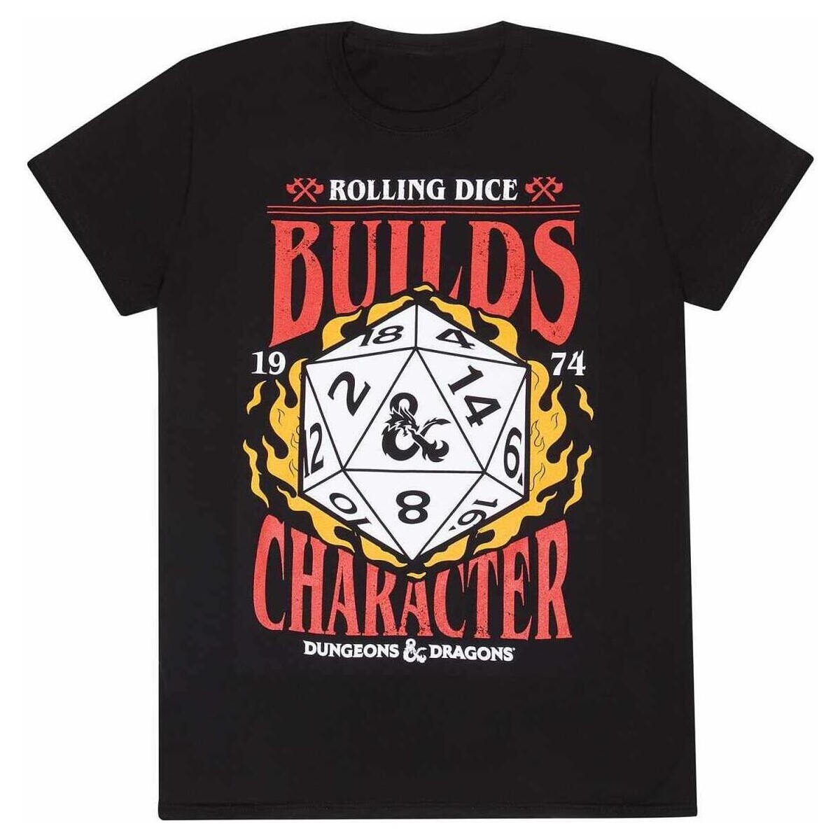Vêtements T-shirts manches longues Dungeons & Dragons Builds Character Noir