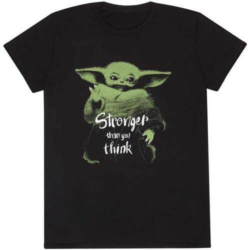 Vêtements T-shirts manches longues Star Wars: The Mandalorian Désir De Fuite Noir