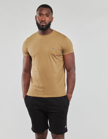 Vêtements Homme T-shirts manches courtes Lacoste TH6709-SIX Beige