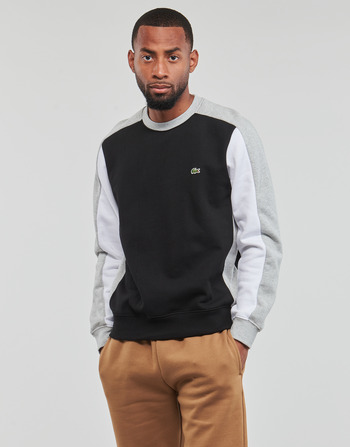 Vêtements Homme Sweats Lacoste SH1299-EQD Noir / Blanc / Gris