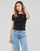 Vêtements Femme T-shirts manches courtes Lacoste TF5538-031 Noir