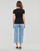 Vêtements Femme T-shirts manches courtes Lacoste TF5538-031 Noir