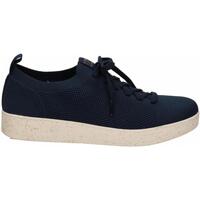 Chaussures Femme Baskets mode FitFlop RALLY e01 MULTI-KNIT TRAINERS Bleu