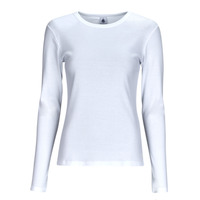 Vêtements Femme T-shirts manches longues Petit Bateau ML COL ROND Blanc