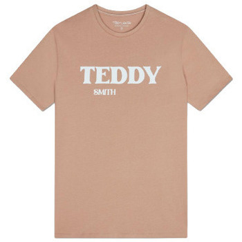 Vêtements Homme T-shirts & Polos Teddy Smith TEE SHIRT FINN MC - DESERT PINK - L Multicolore