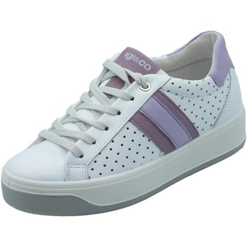 Chaussures Femme Baskets mode IgI&CO 3657022 Nappa Soft Bianco Blanc