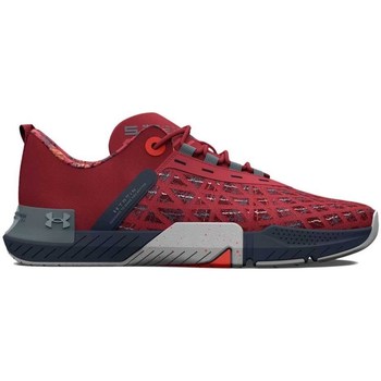 Chaussures their Baskets basses Under Armour Tribase Reign 5 Rouge
