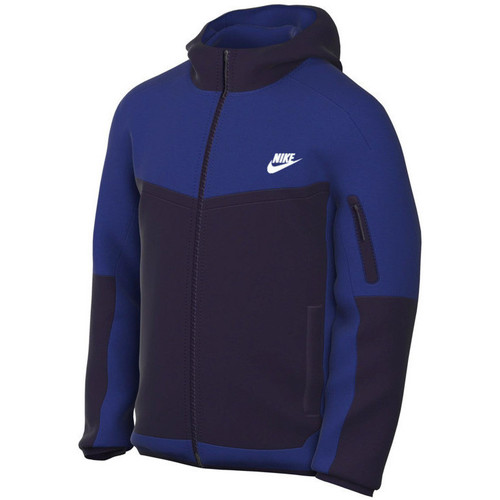 Nike TECH FLEECE FULL ZIP Bleu - Vêtements Vestes de survêtement Homme  108,00 €
