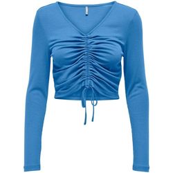 Vêtements Femme Débardeurs / T-shirts sans manche Only 15252040 SHIA-PROVENCE Bleu