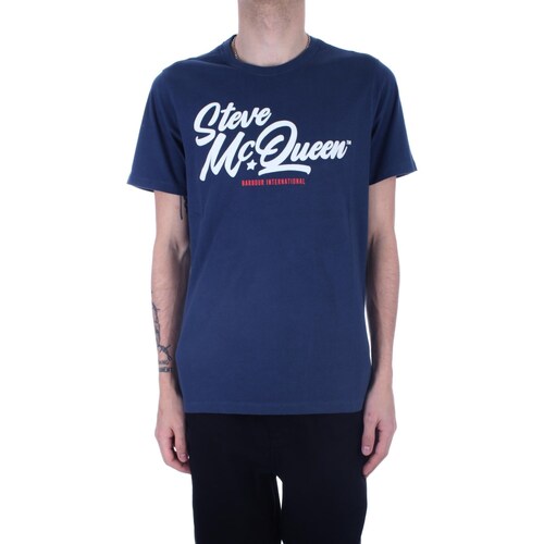 Vêtements Homme T-shirts manches longues Barbour MTS1135 Bleu