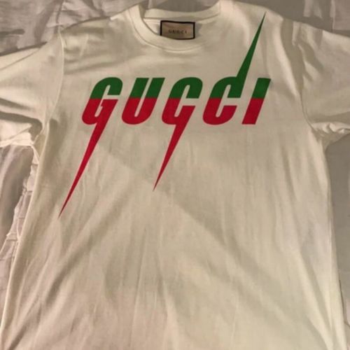 Vêtements Homme T-shirts manches courtes Staged Gucci T-Shirt Staged Gucci Beige
