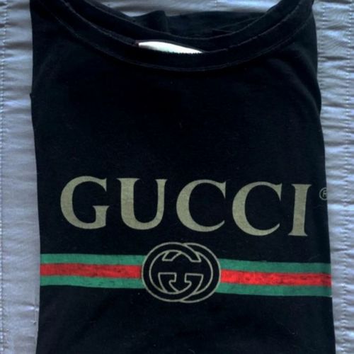 Vêtements Homme T-shirts manches courtes Gucci Eyeliner Maillot Gucci Eyeliner Noir